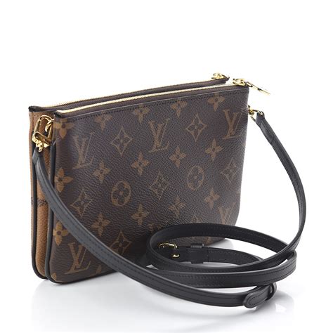 double zip louis vuitton purse|louie vuitton double pochette.